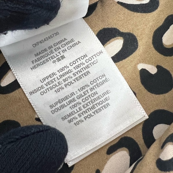 Madewell Crisscross Scuff Animal Print Slippers - Picture 11 of 11